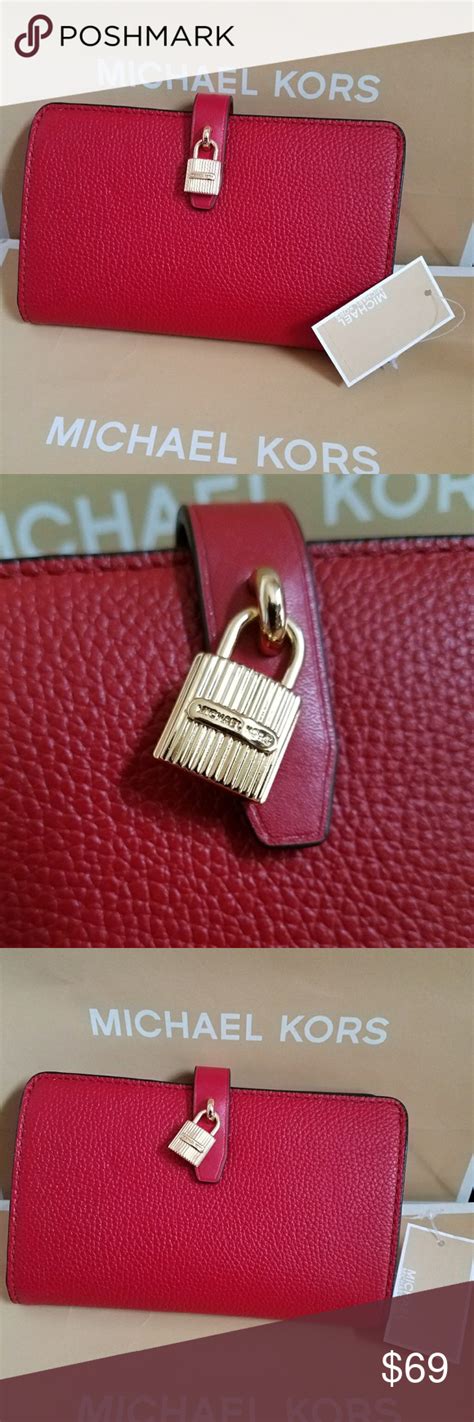 mk red wallet|authentic mk wallets.